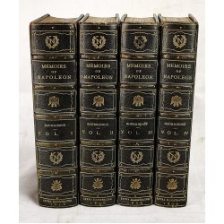 Memoirs of Napoleon Bonaparte (Fine Bindings, Extra-illustrated) (4 volume set)